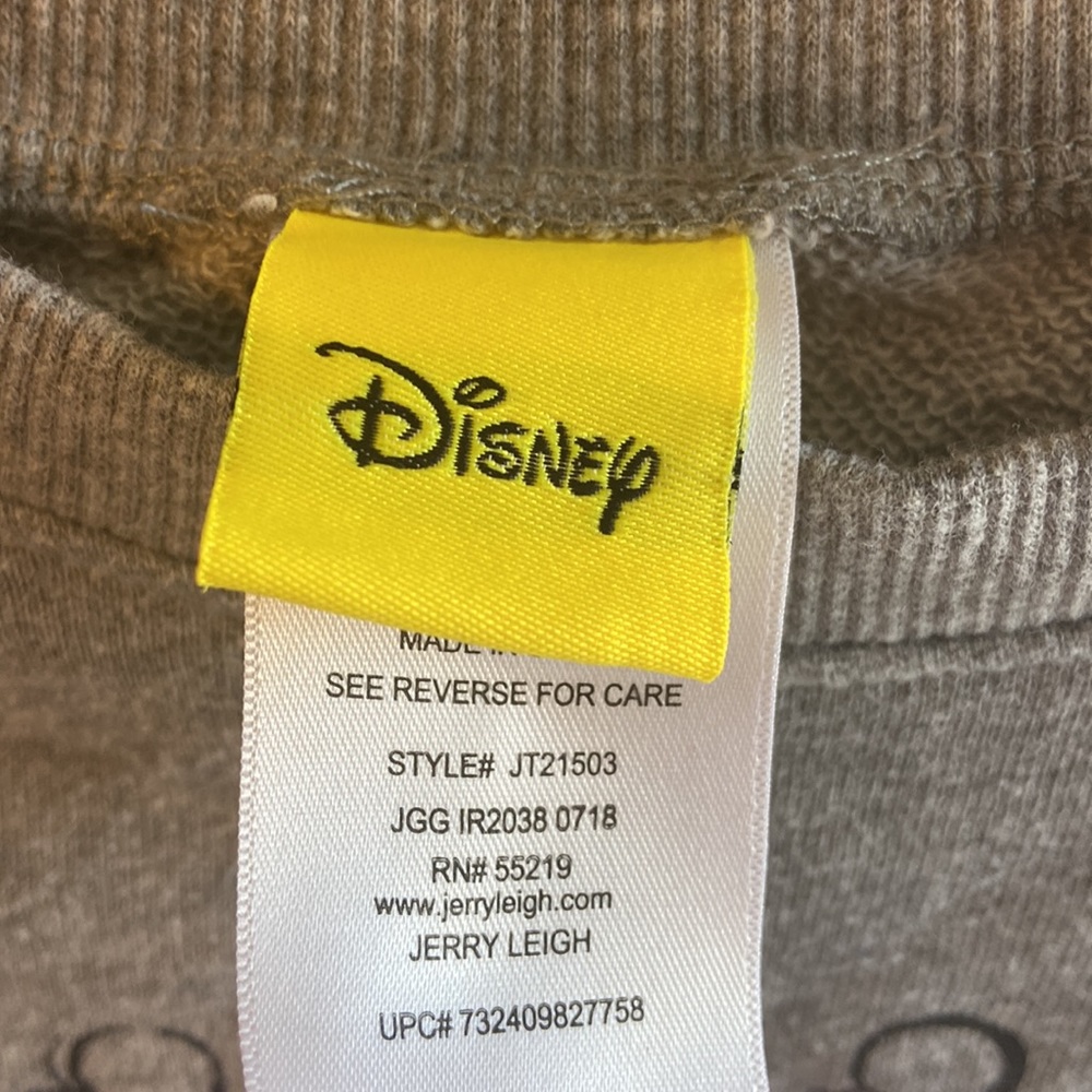 NWOT XL Disney Girls Red and grey long sleeve shirt - Picture 2 of 4